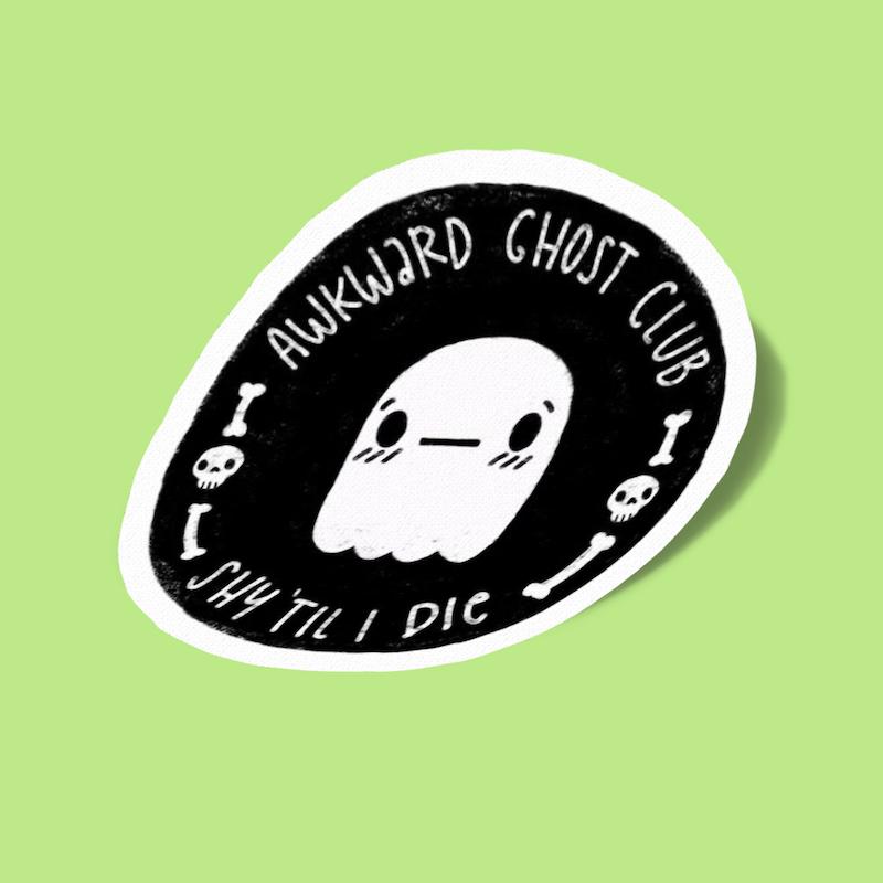 استیکر Halloween-9 روح کیوت