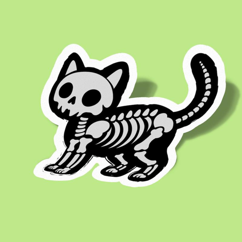 استیکر Halloween-11 گربه