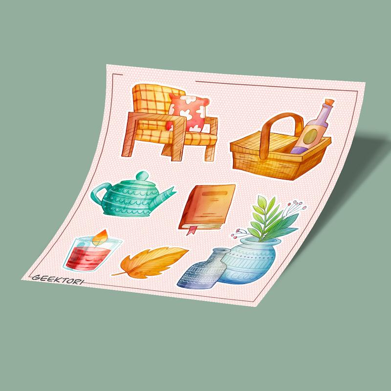 استیکر شیت Fall-16