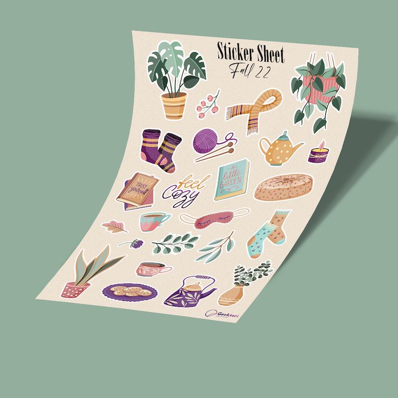 استیکر شیت Fall-19