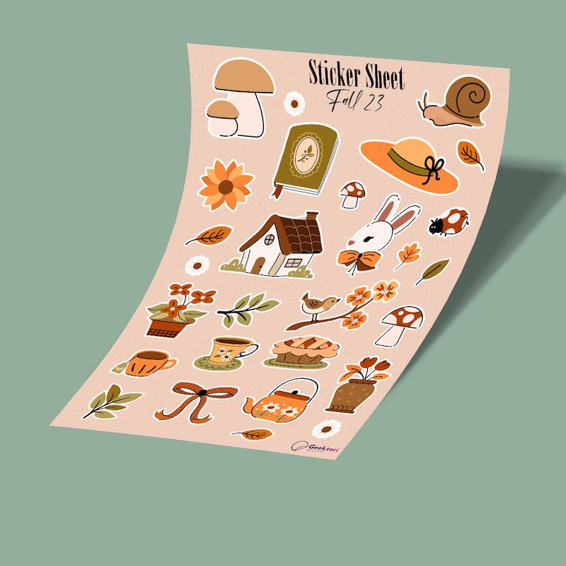 استیکر شیت Fall-20