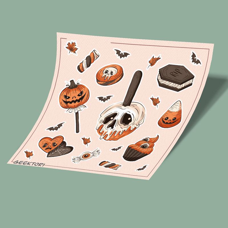 استیکر شیت Halloween-6 B