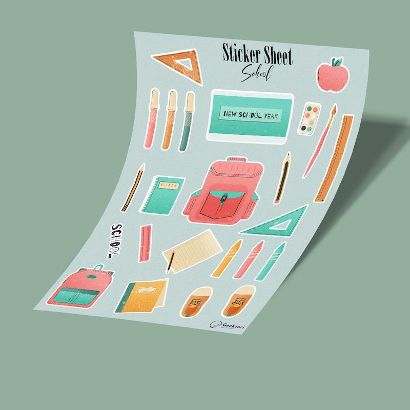 استیکر شیت School-1