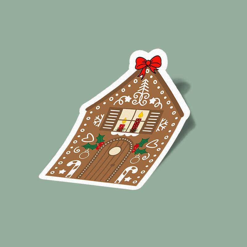 استیکر Christmas-12 Gingerbread House