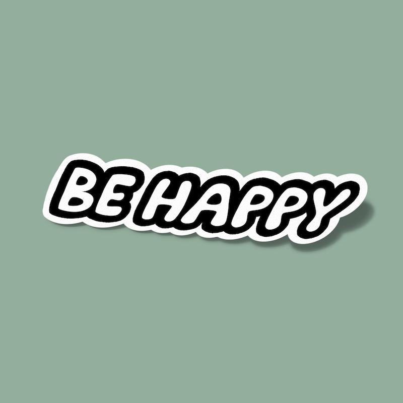 استیکر Be Happy-6