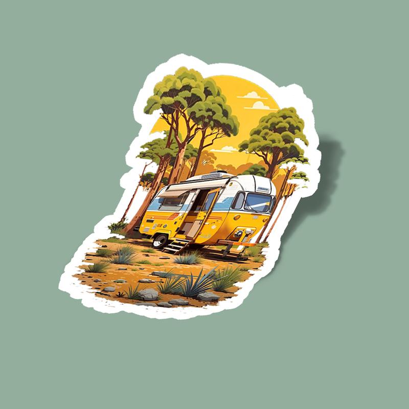 استیکر دل جاده