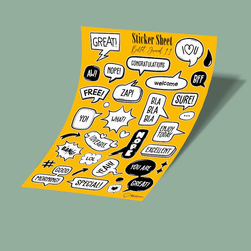 استيکر بولت ژورنال عمومی 11