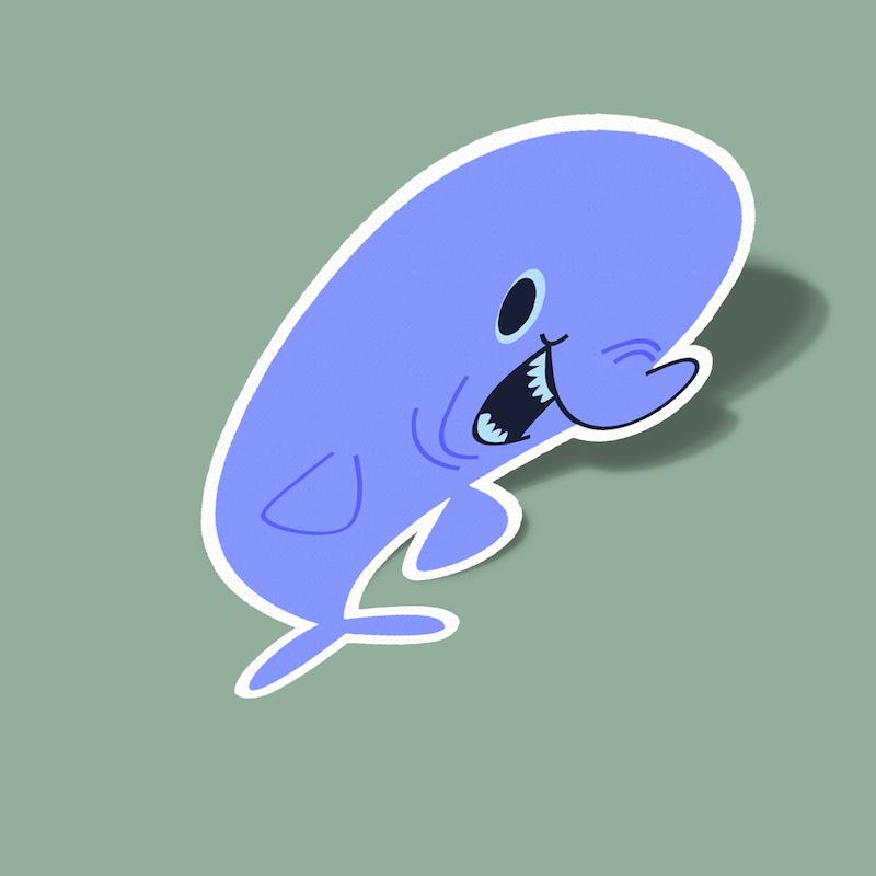 استیکر دلفین