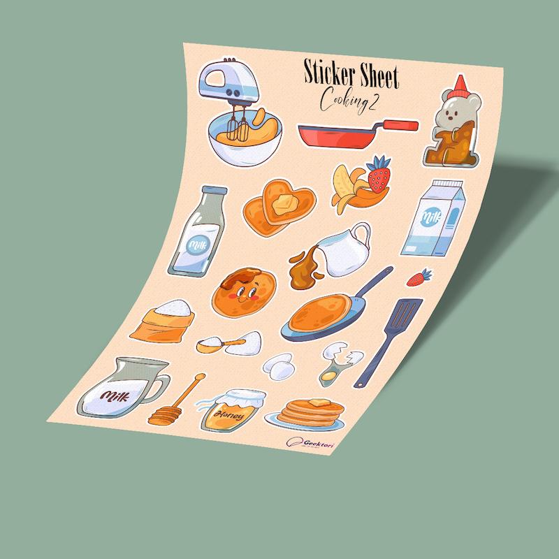 استيکر شیت cooking 2