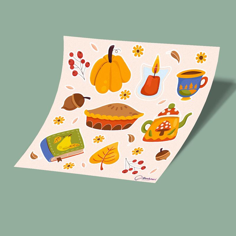 استیکر شیت fall 24