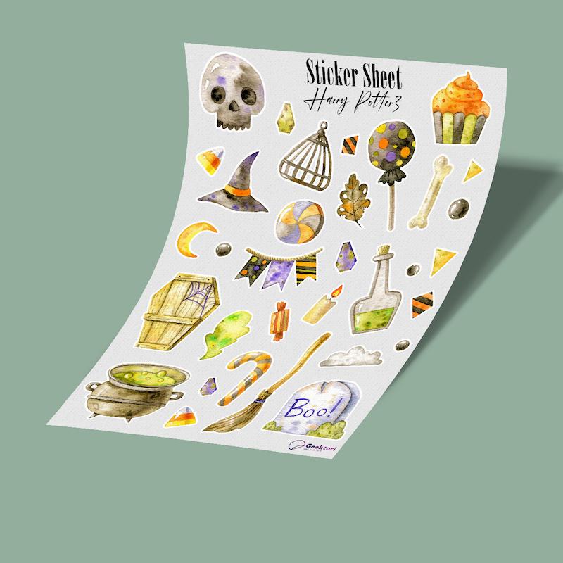 استيکر شیت harry potter 3