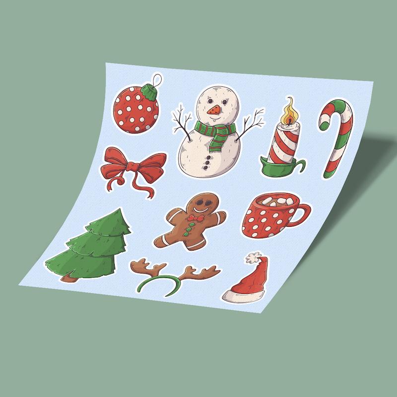 استیکر شیت کریسمس 22