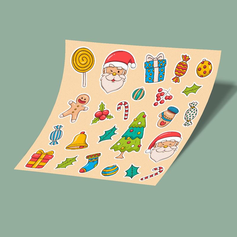 استیکر شیت کریسمس 24