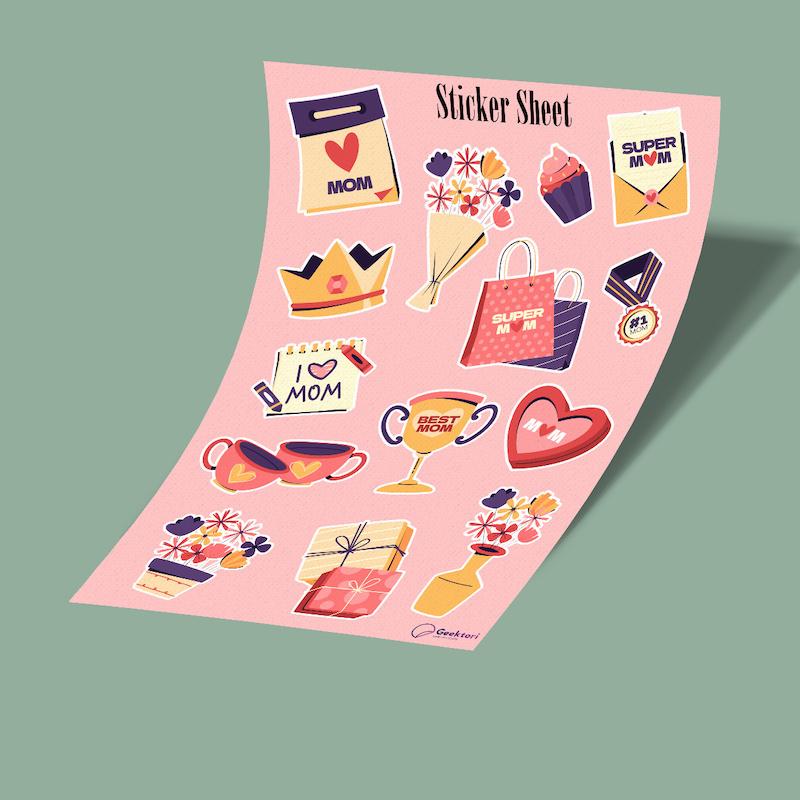 استيکر شیت مادر 8