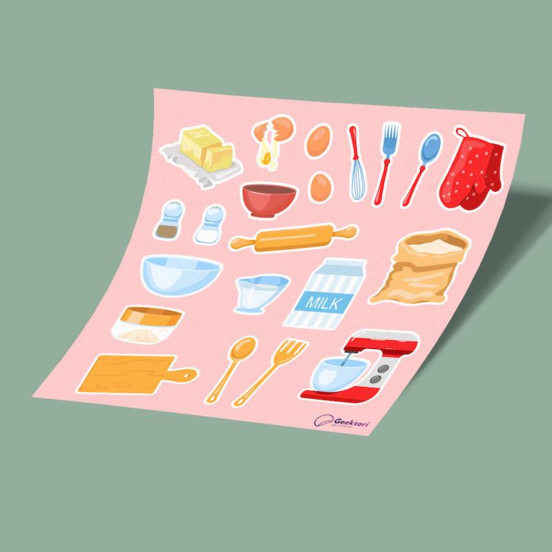 استیکر شیت من شیرینی پزم