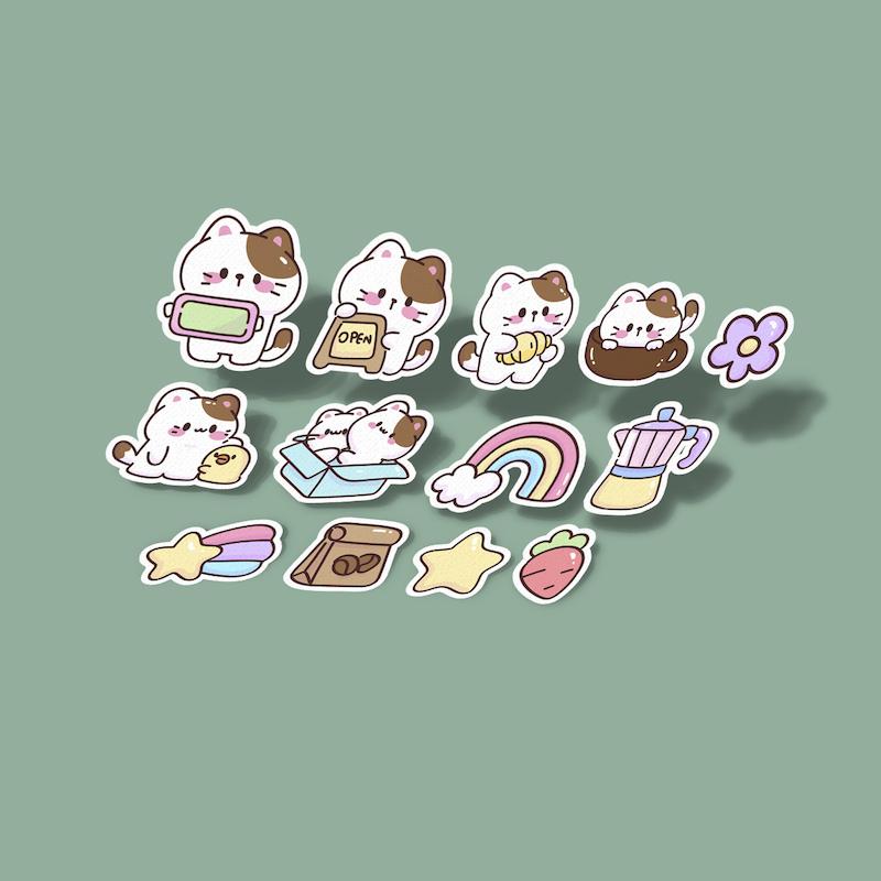 استیکر گربه و متعلقات