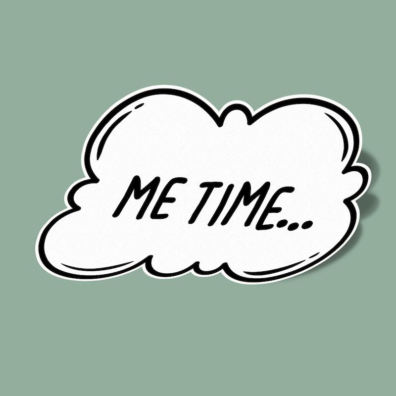 استیکر EnW-12 me time