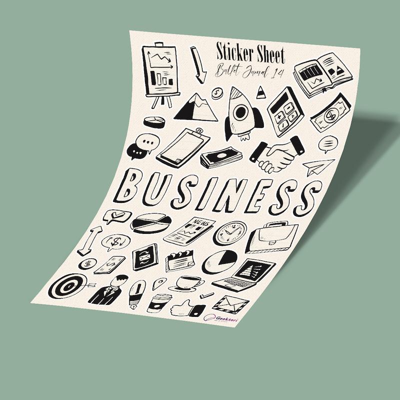 استیکر بولت ژورنال عمومی-8 Business