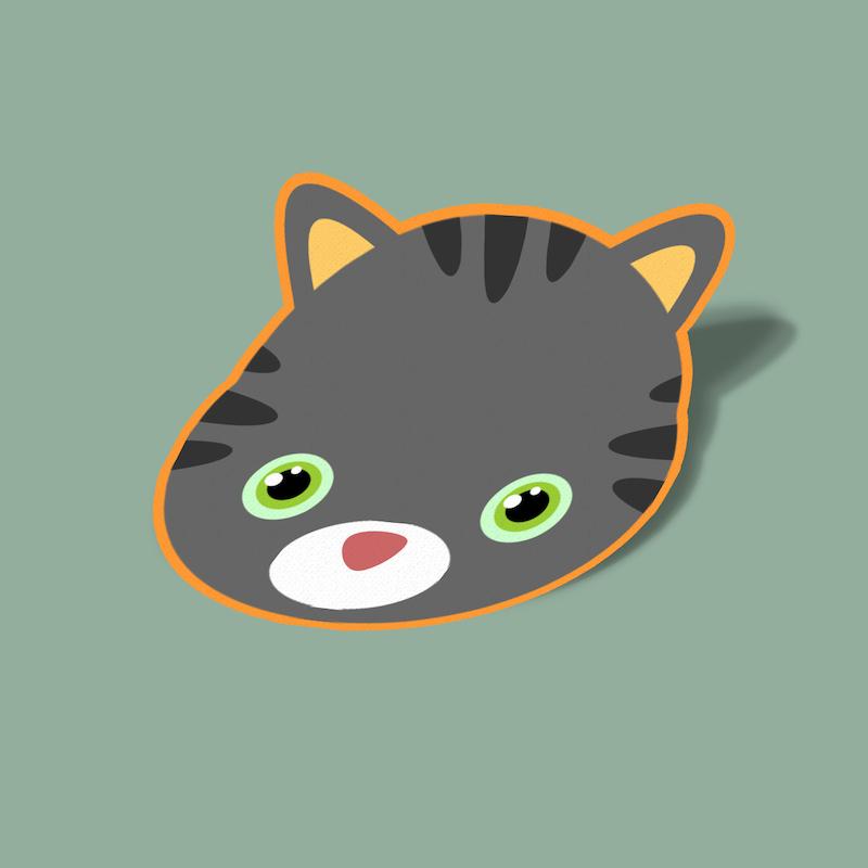 استیکر گربه-1-Ox