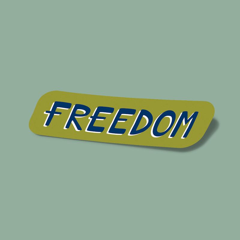 استیکر Freedom-2