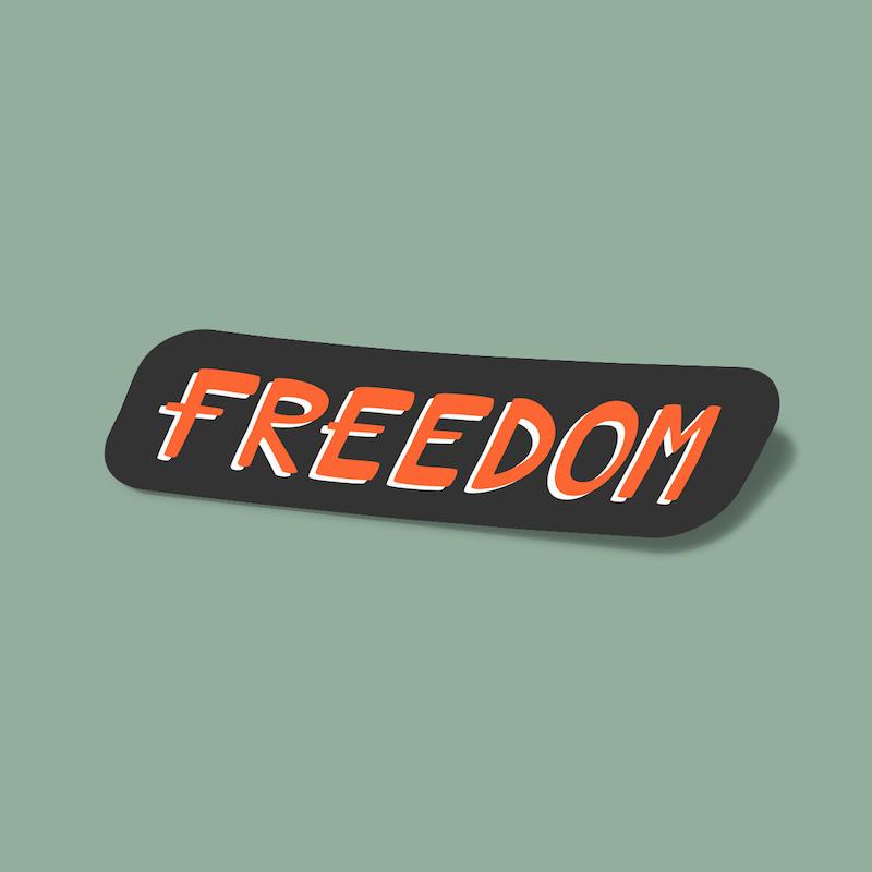 استیکر Freedom-3
