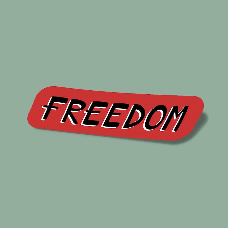 استیکر Freedom-4