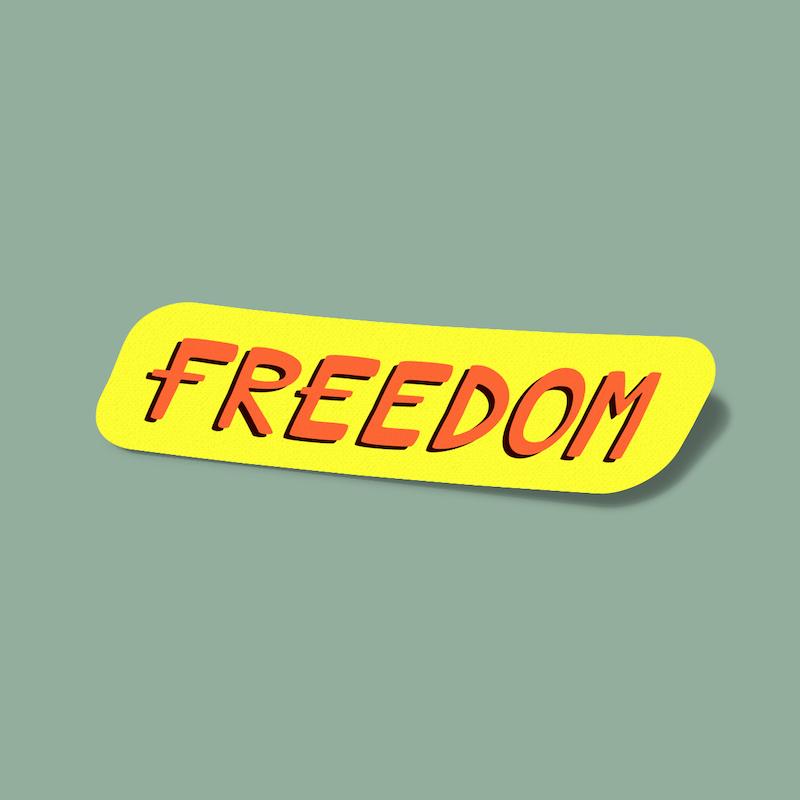 استیکر Freedom-6