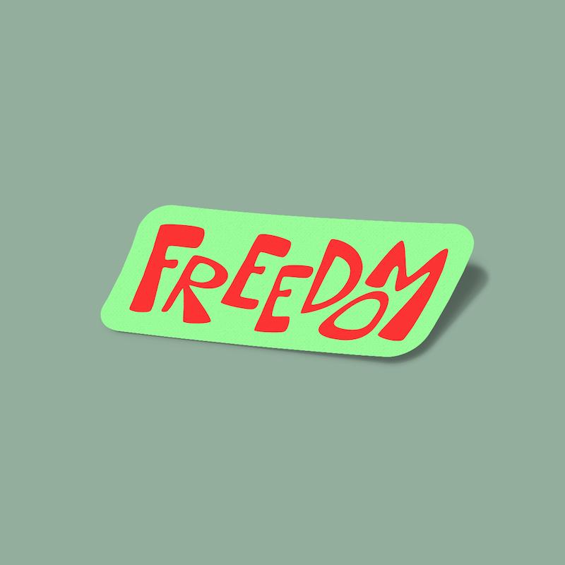 استیکر Freedom-12