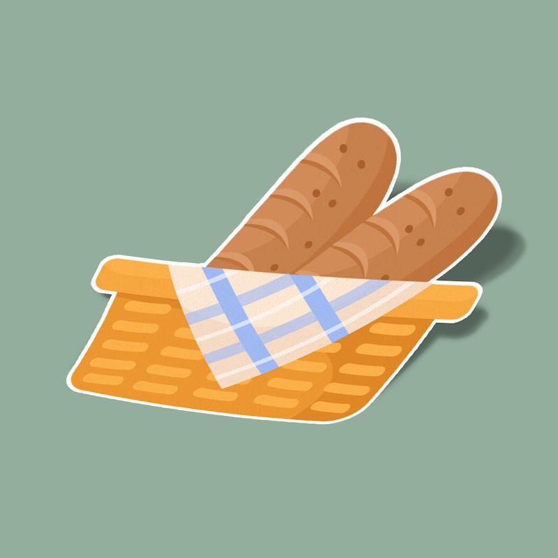 استیکر bread-2 B