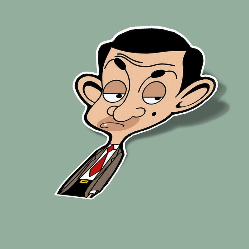 استیکر مستر بین-1 B