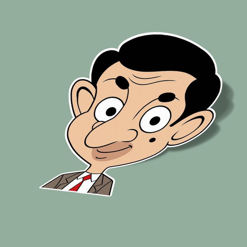 استیکر مستر بین-2 B