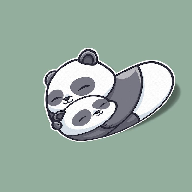 استیکر پاندای مادر-1