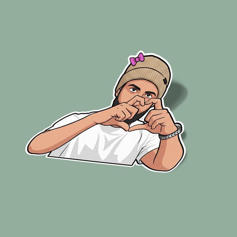 استیکر ممنونم - کومان