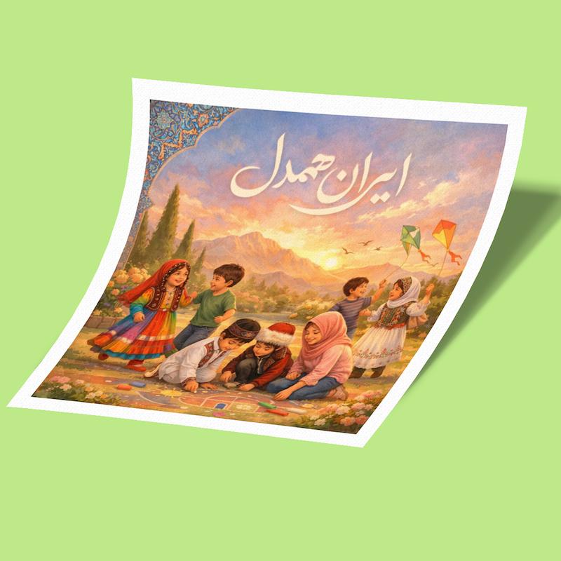 استیکر ایران-2 همدل