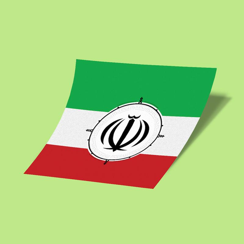 استیکر ایران-7 پرچم