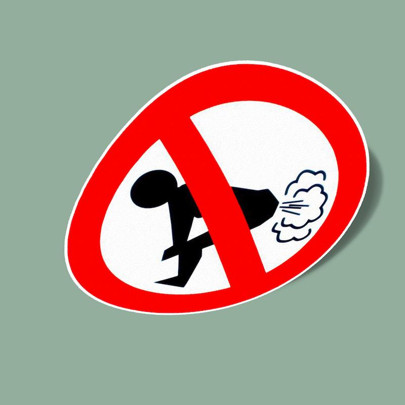 استیکر no fart-1