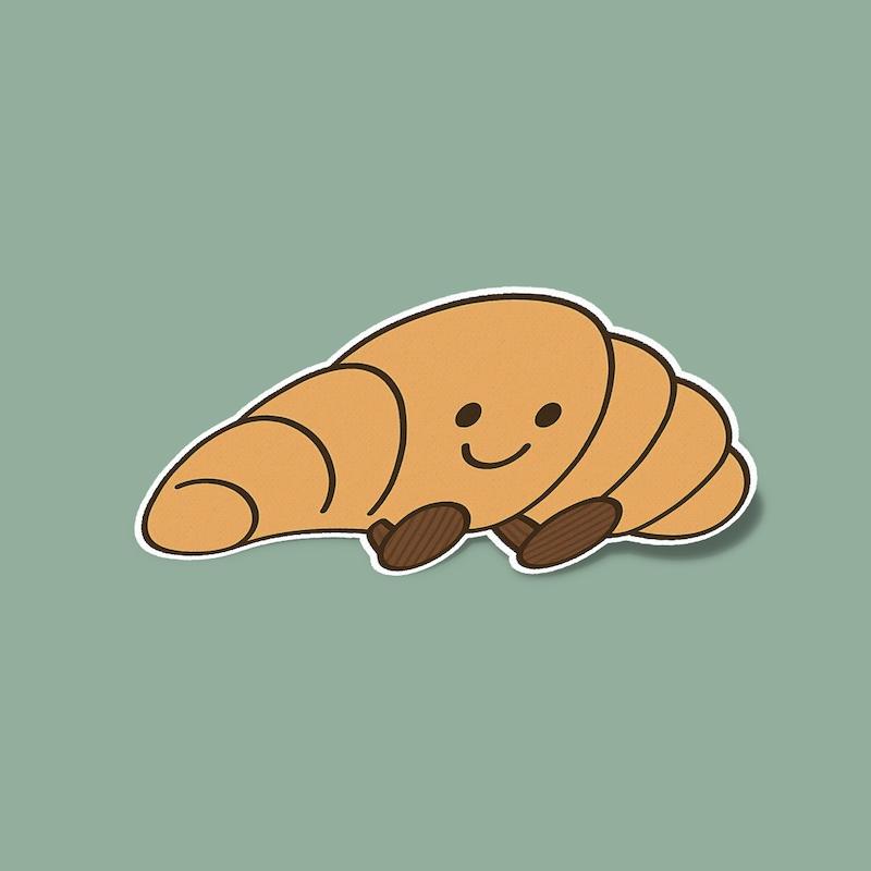 استیکر happy croissant