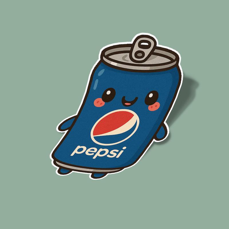 استیکر cute pepsi-1