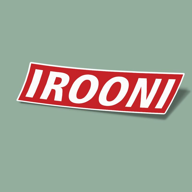 استیکر irooni-1 قرمز