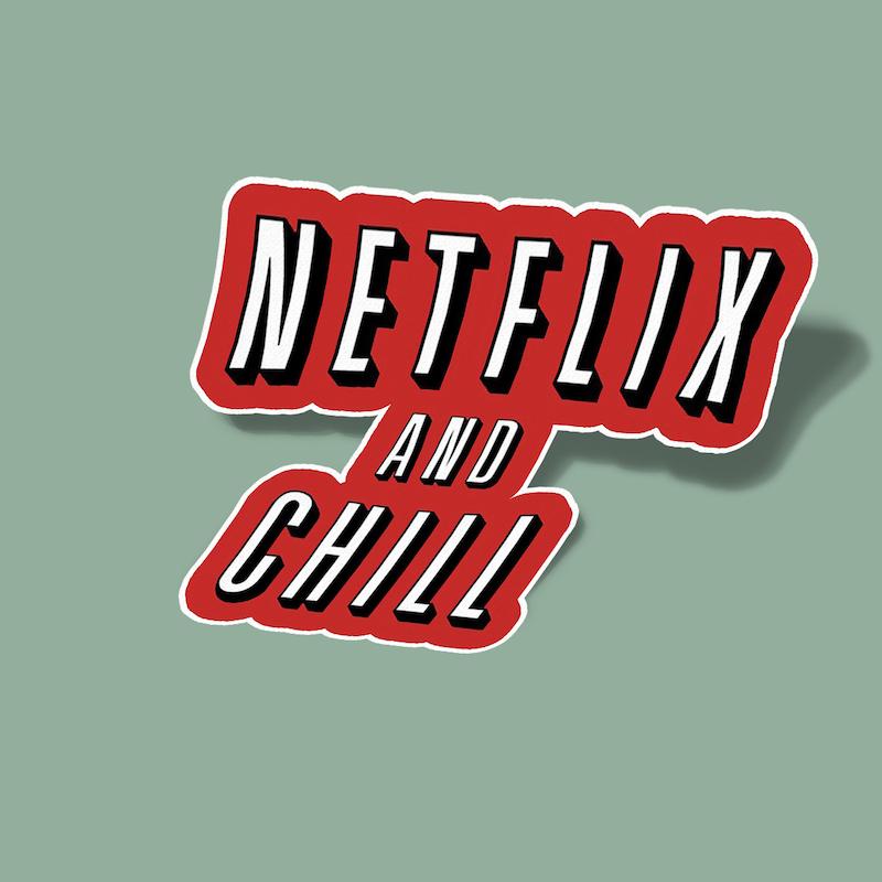 استیکر netflex and chill-1