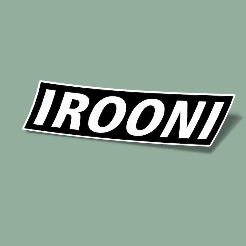 استیکر irooni-2 مشکی