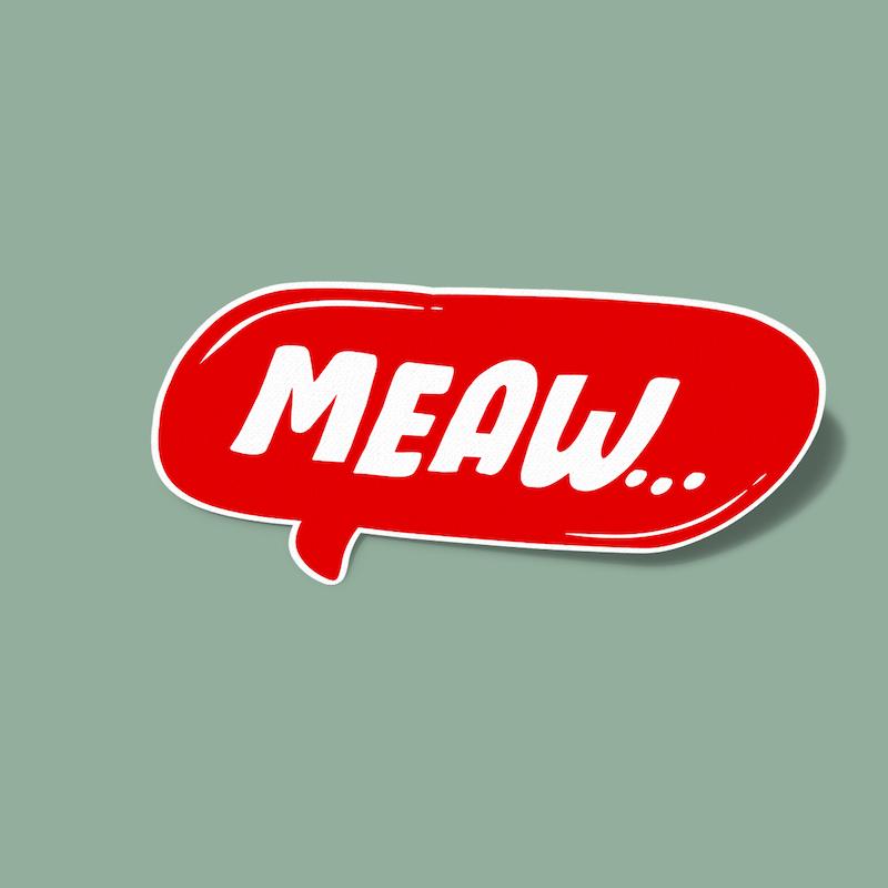 استیکر meaw-1