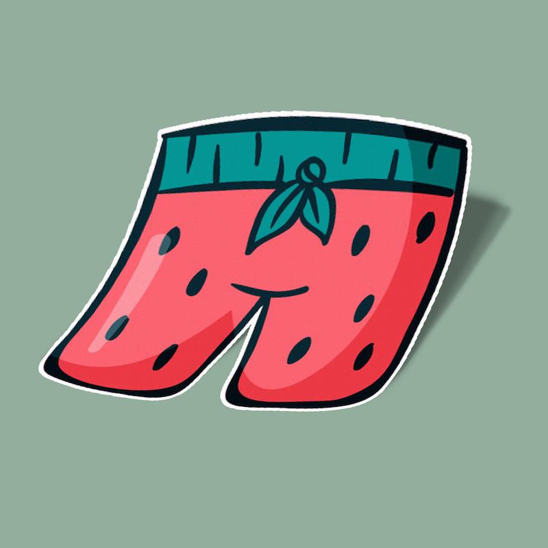 استیکر summer shorts