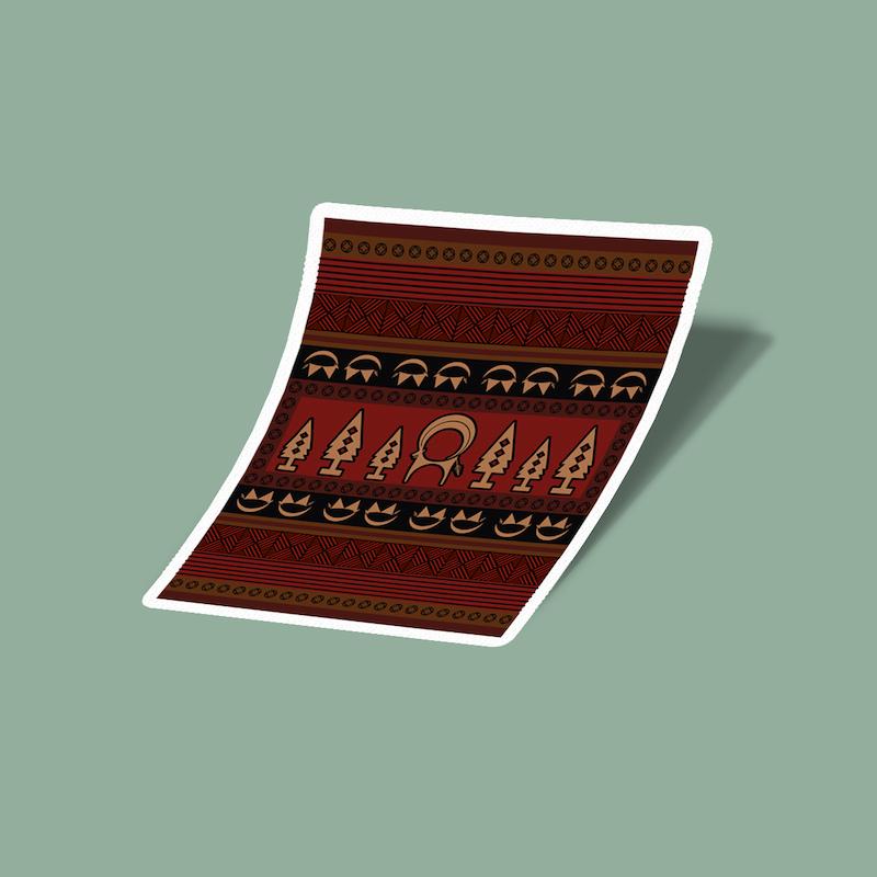 استیکر نقش گلیم