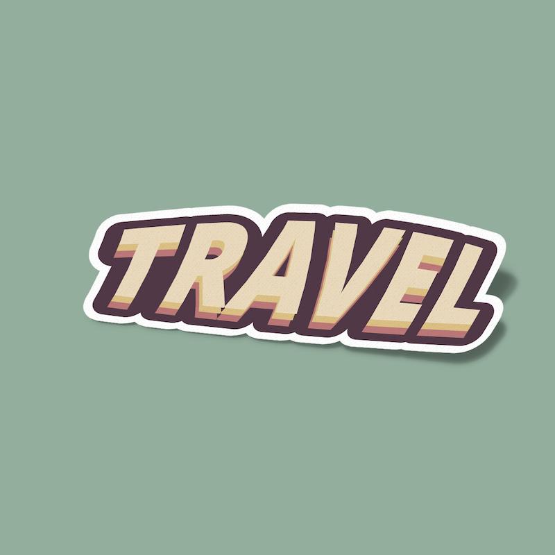استیکر single travel