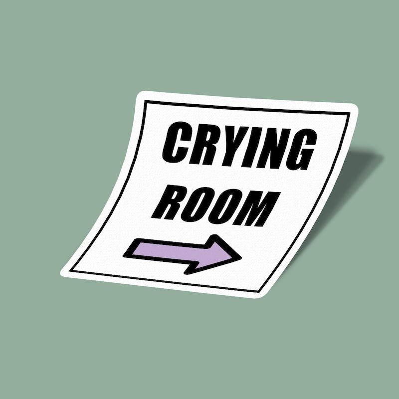 استیکر crying room