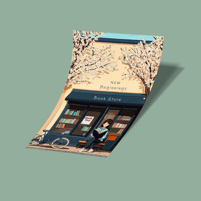 کارت استیکر cozy-2 بهار