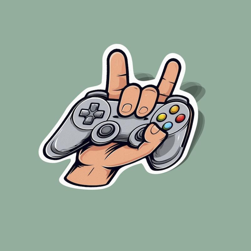 استیکر من گیمرم I Am Gamer