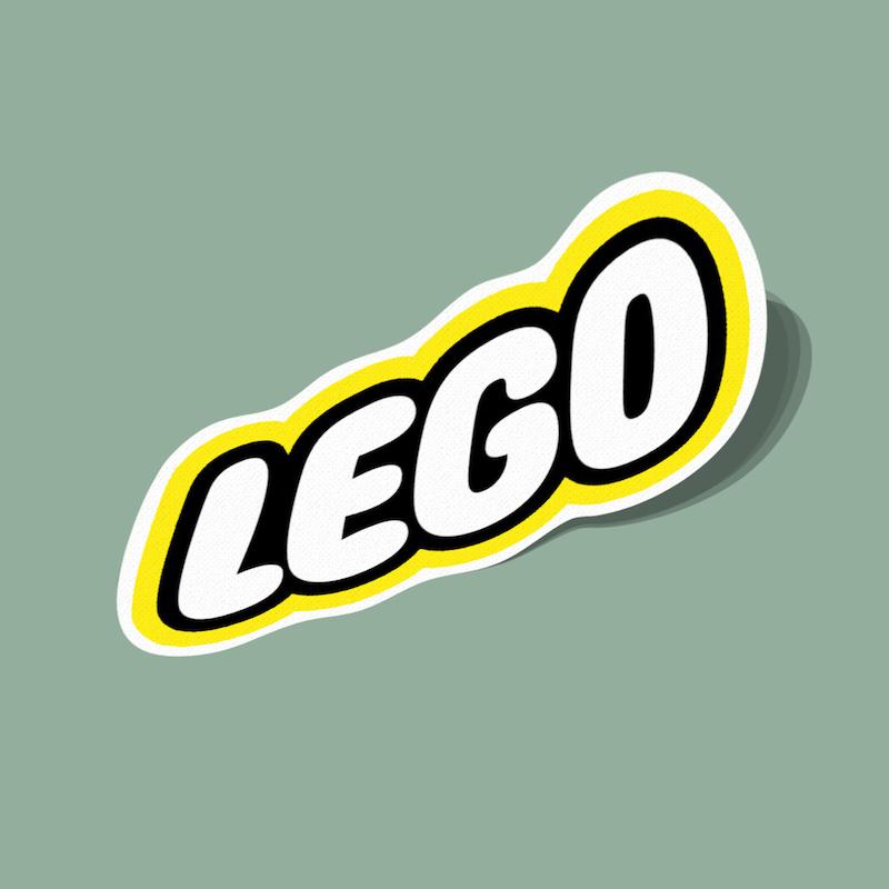 استیکر لگو Lego ۳