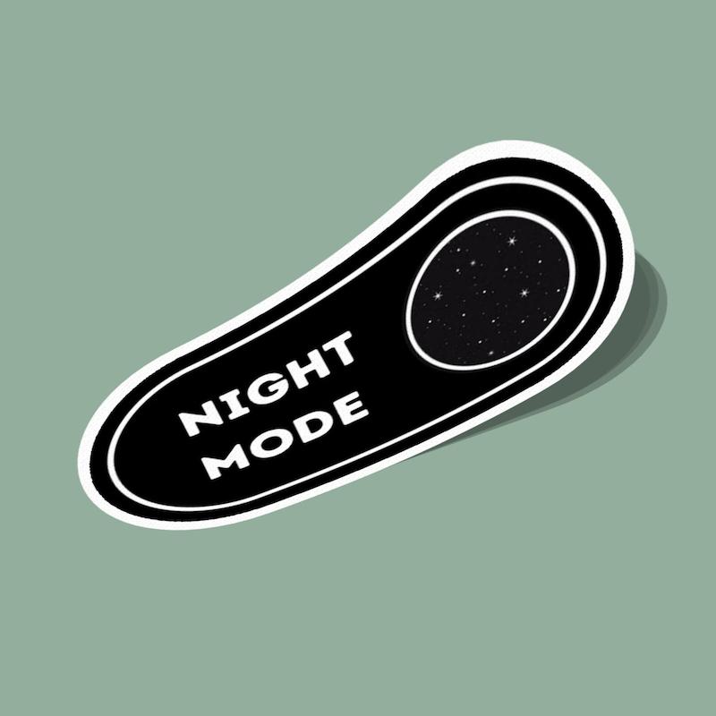 استیکر حالت شب Night Mode